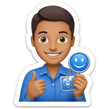 Verified account sticker