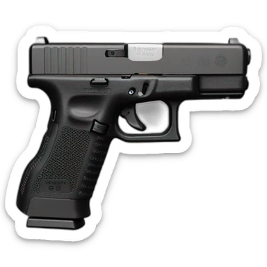 Glock G22 gen 4 (Black) sticker