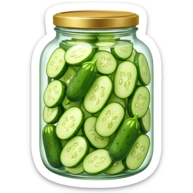 a jar of pickled cucumbers






 sticker