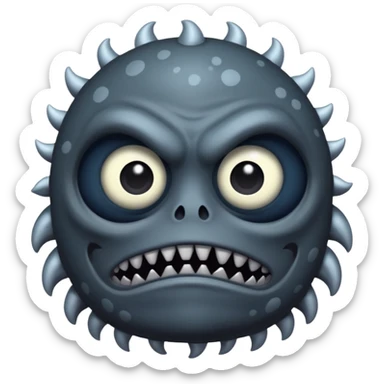 A monster that could destroy 1000 universe in 1 second sticker