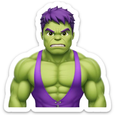 hulk  de sutiã sticker