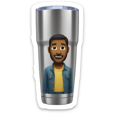 40 oz Stanley tumbler sticker