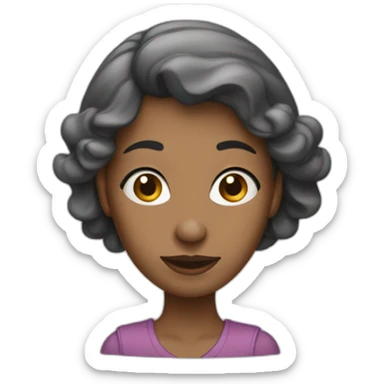 Femme voilée qui souris sticker