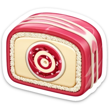 Strawberry cheesecake sushi sticker