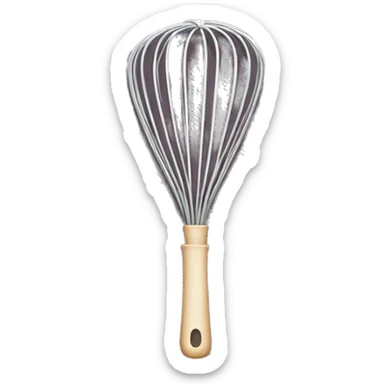Cooking whisk sticker