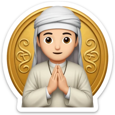 Noon prayer islam sticker