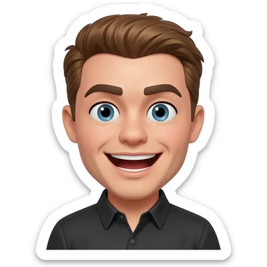 Yellow emoji extra sassy face sticker