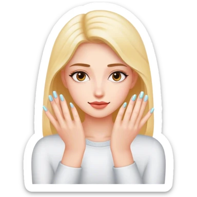 fresh nails  sticker