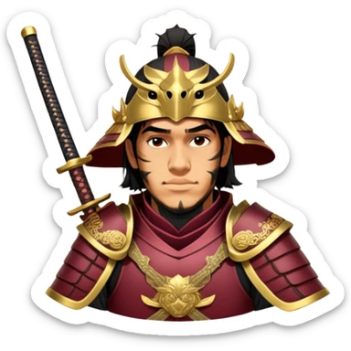 Samurai Leader sticker