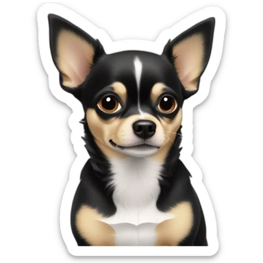 chihuahua dotson mix black sticker