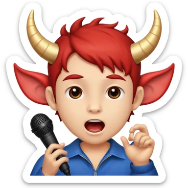 Farm gay karaoke child labor demon sticker