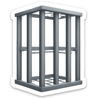 jail cell sticker