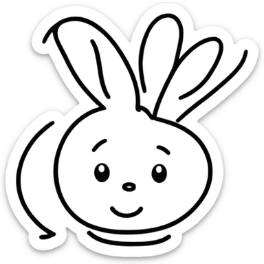 And that’s all folks written in handwriting  sticker