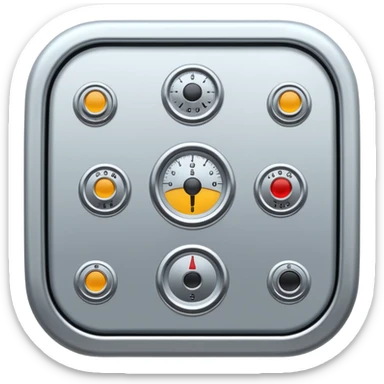 Generate realistic hydraulic control system for aircraft sticker