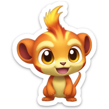 chimchar sticker