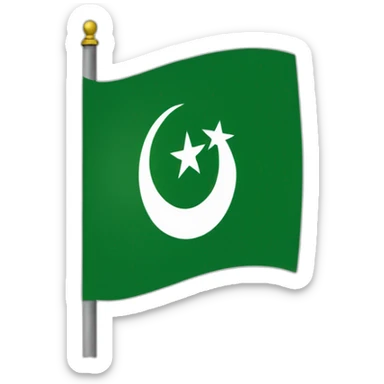 Azad Kashmir flag sticker