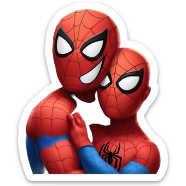 Spider-Man hug chalie-brawl-stars sticker