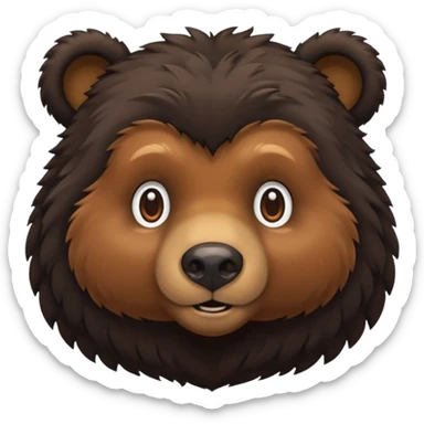 🐻Make it black sticker