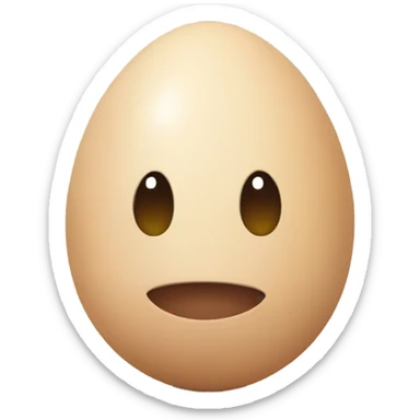 A dominican egg sticker