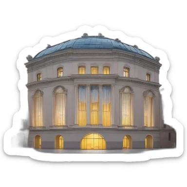 Palais de la culture et de la science à Varsovie sticker