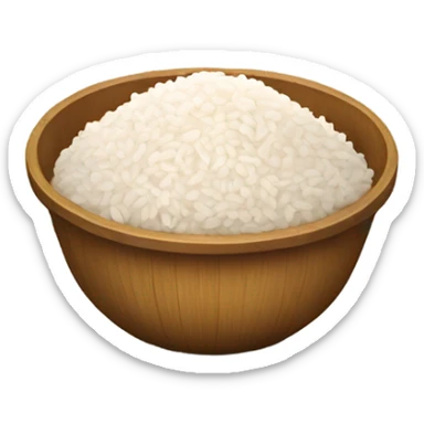 Chinese takeaway rice sticker