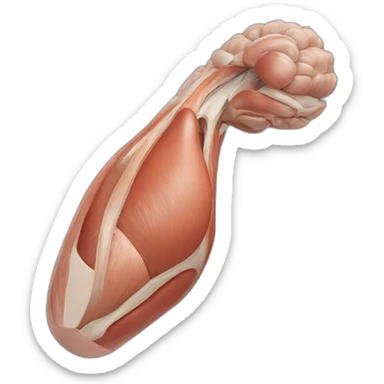 anatomical muscle sticker