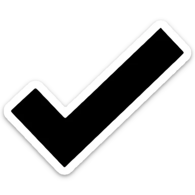 checkmark sticker