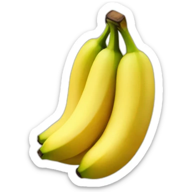 banane qui rente dans une peche sticker