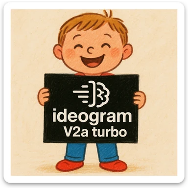 make drawing of a child holding a poster of this image sticker