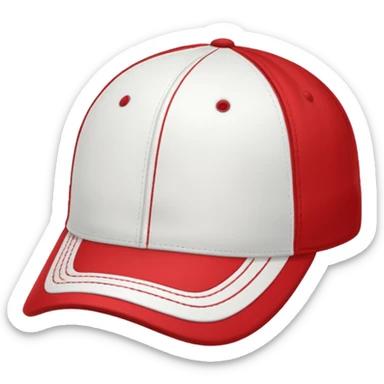 striped Baseball Cap sticker