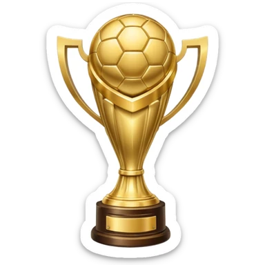 World Cup trophy sticker