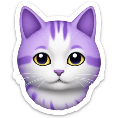Catnap morado sticker