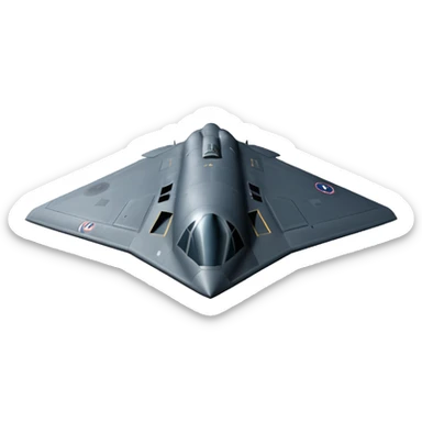 Assault Northrop Jet b-2 spirit sticker