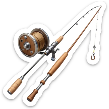 caña pescar sticker