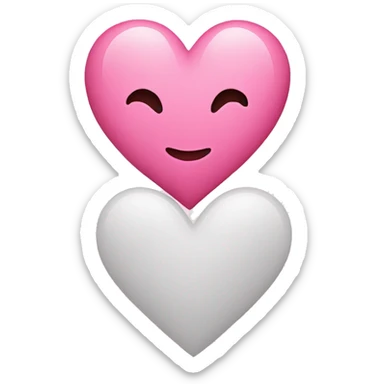 heart pink  sticker
