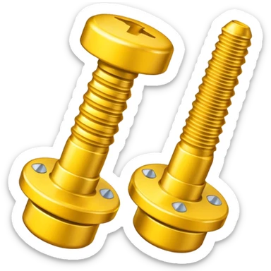 screws yellow sticker