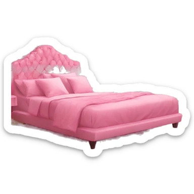 Glam pink decor room sticker