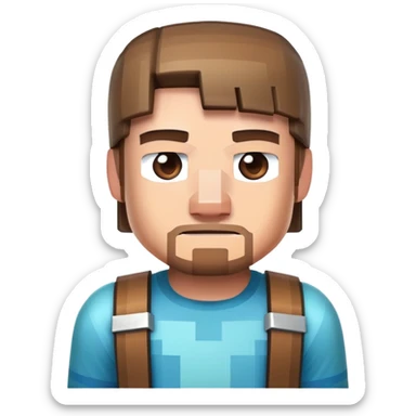 Minecraft Steve  sticker