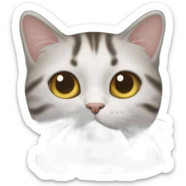 Chat a deux pattes  sticker