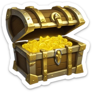 dnd mimic treasure chest sticker
