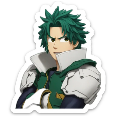 badass mirio my hero academia sticker