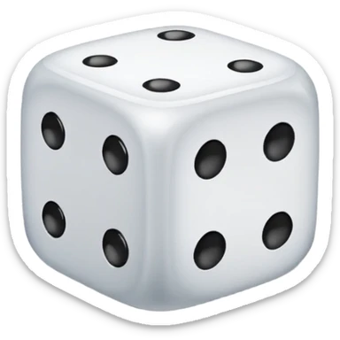 dice icon sticker