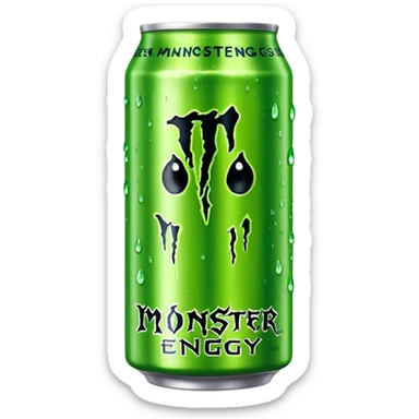 Monster energy drink sticker