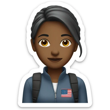 a girl who goes to New York to play sticker