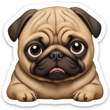 Pug morto sticker