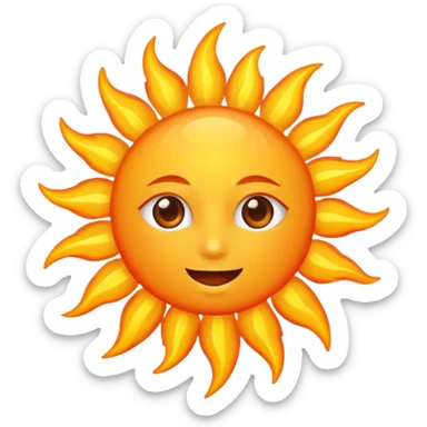 BIRTH OF THE SUN sticker