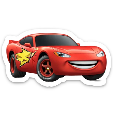flash mcqueen emoji sticker