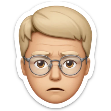 Cringe Hard worker sticker