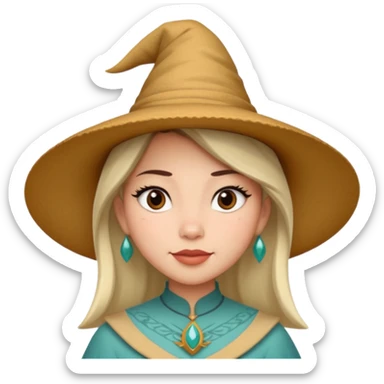 Disney raya with her pointed hat sticker