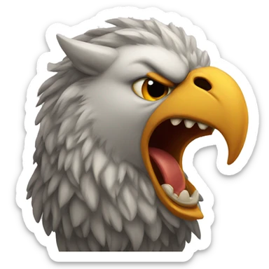 Griffin angry sticker